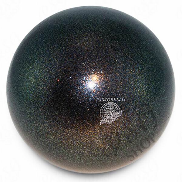 Мяч Pastorelli Glitter Black HV 18 cm FIG Art. 02275
