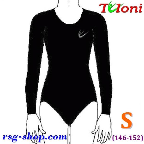 Long Sleeve Leotard BD-02L s. S (146-152) Black BD02LC-BS