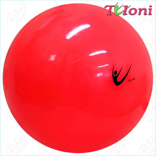 Мяч Tuloni Junior 16 см Metallic цв. Neon Coral Art. T1123