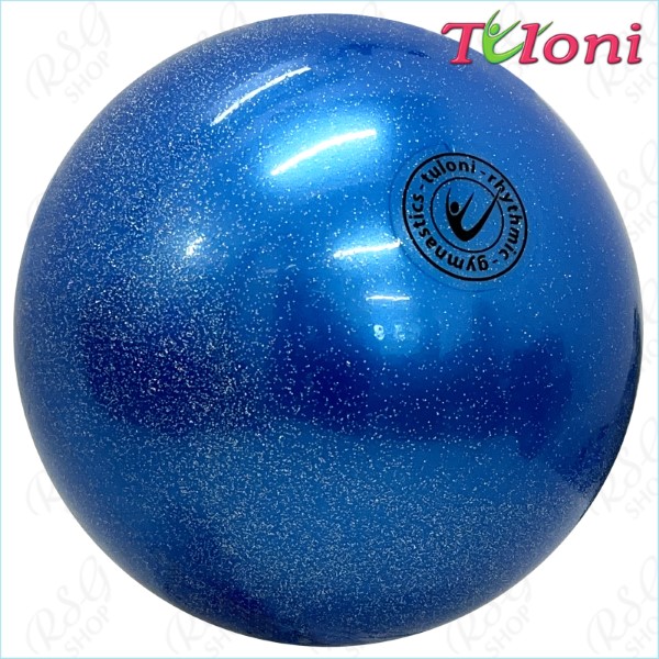 Мяч 18 см Metallic-Glitter цв. Blue Art. T0116