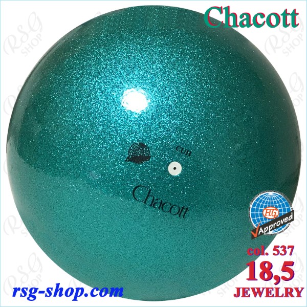 Мяч Chacott Jewelry 18,5cm FIG col. Emerald Green Art. 01398537