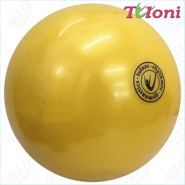 Мяч Tuloni 18 см Metallic цв. Gold Art. 10008