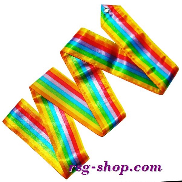 Multi-color Ribbon 5m col. Rainbow-1 Art. T0014