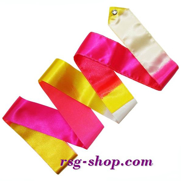 Multi-color Ribbon 5m col. White-Red-Yellow Art. T0019
