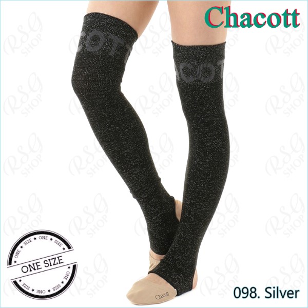 Lame Leg Covers Chacott One size col. Black-Silver Art. 0010-08098