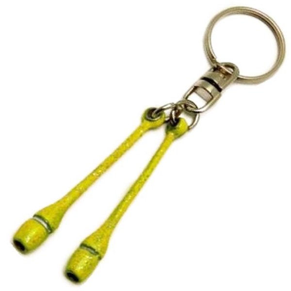 Fob for keys Pastorelli Clubs Glitter Yellow Art. 02289
