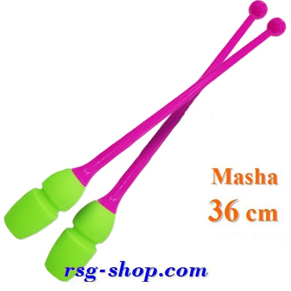 Булавы Pastorelli Junior 36 cm Masha цв. Rosa-Lime 04234