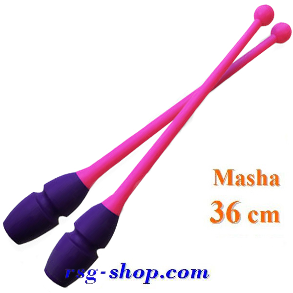 Булавы Pastorelli Junior 36 cm Masha цв. Viola-Rosa Fluo 04235
