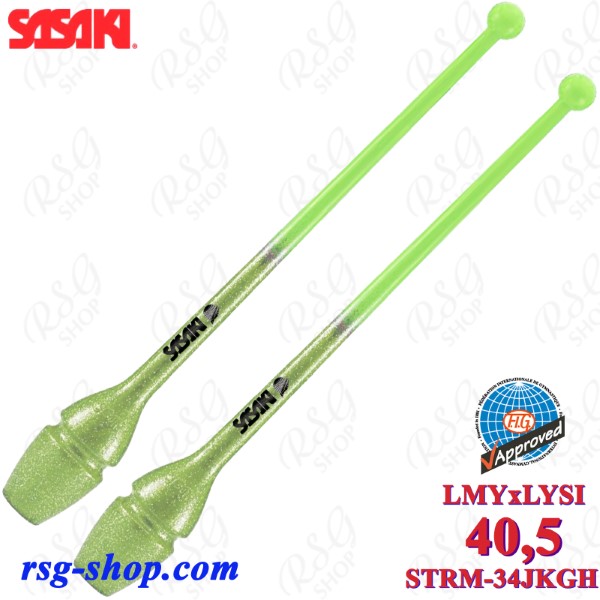 Булавы Sasaki STRM-34JKGH LMYxLYSI 41cм LimeYellow x LimeSilver FIG