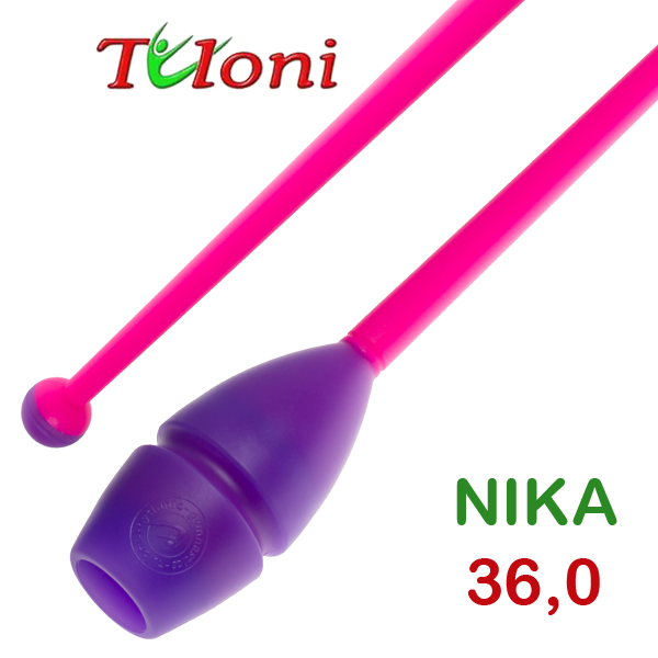Булавы соединяемые 36cm mod. Nika bi-col. Purple x Pink Art. T0210