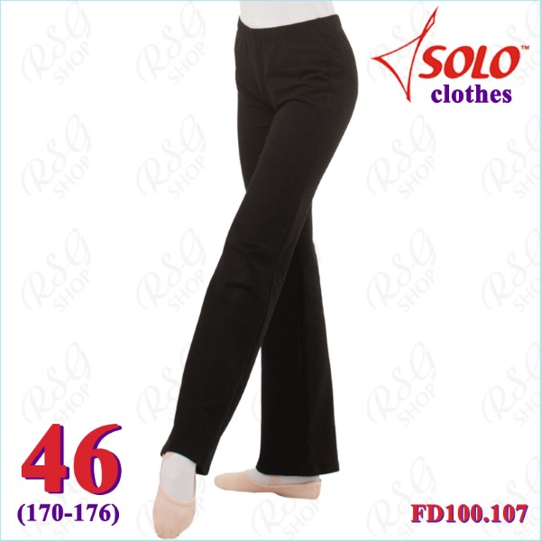Sport Pants Solo s. 46 (170-176) Cotton col. Black FD100.107-46, Ballet/Dance