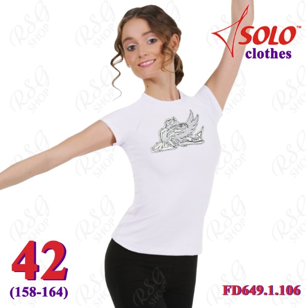 T-Shirt Solo Swan s. 42 (158-164) col. White FD649.1.106-42