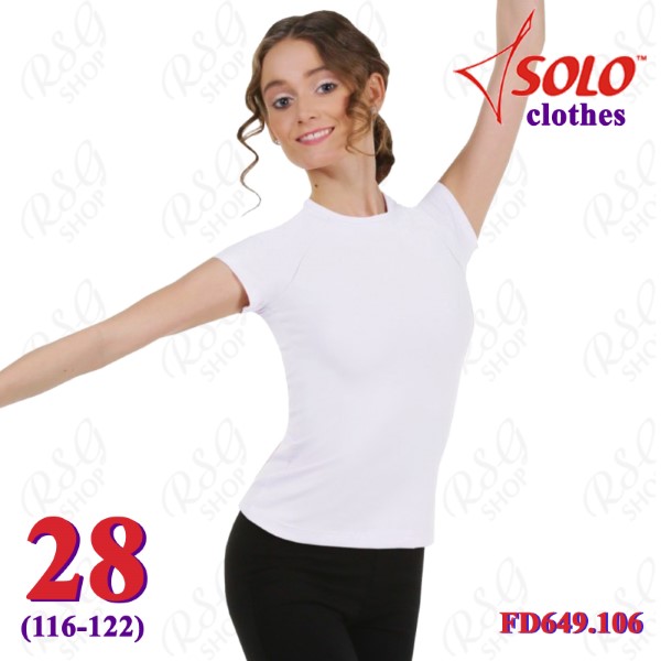 T-Shirt Solo s. 28 (116-122) col. White FD649.106-28