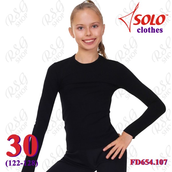 T-Shirt Solo s. 30 (122-128) col. Black FD654.107-30