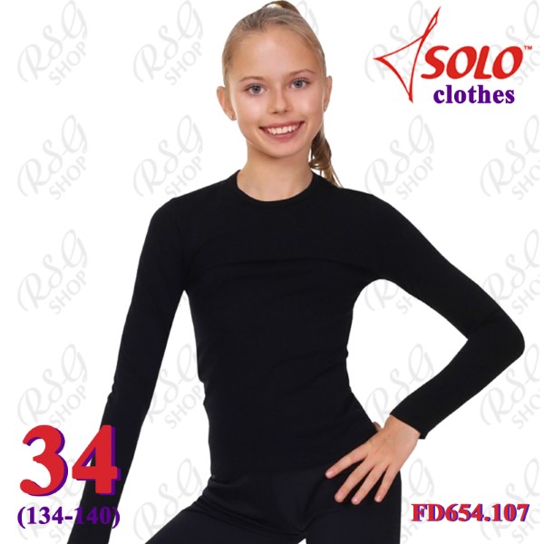 T-Shirt Solo s. 34 (134-140) col. Black FD654.107-34