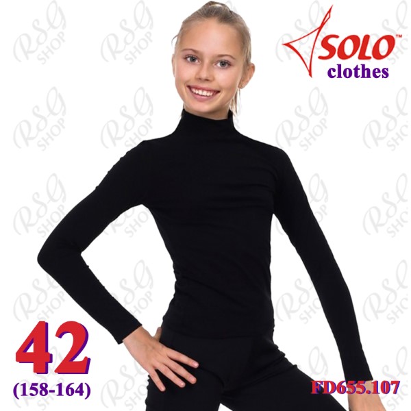 T-Shirt Solo s. 42 (158-164) col. Black FD655.107-42