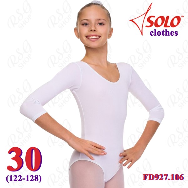 Tank Leotard Solo s. 30 (122-128) Cotton col. White FD927.106-30