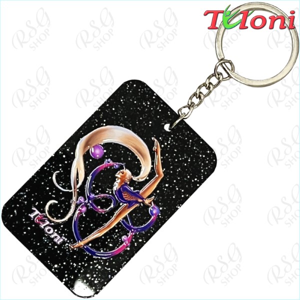 Keychain by Tuloni mod. Ponytail motiv Ribbon Art. NK-FFK-LT02