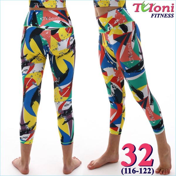 Leggings 7/8 Tuloni Fitness des. Versace s. 32 col. GxYxR Art. LDF22P-02-32