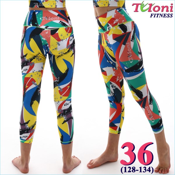 Leggings 7/8 Tuloni Fitness des. Versace s. 36 col. GxYxR Art. LDF22P-02-36