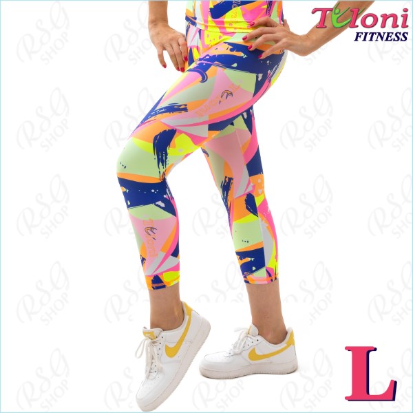 Leggings 7/8 Tuloni Fitness des. Versace s. L col. PPxFUxY Art. LDF22P-11-L