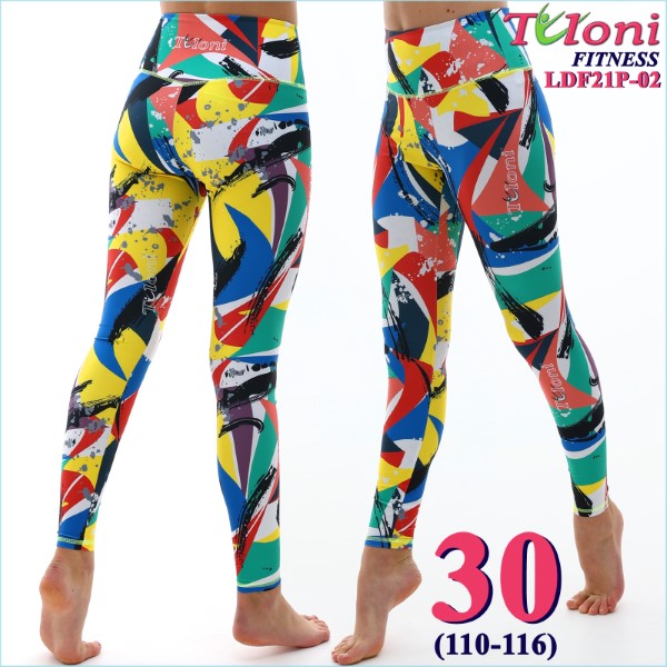 Footless Leggings Tuloni Fitness des. Versace s. 30 col. GxYxR Art. LDF21P-02-30