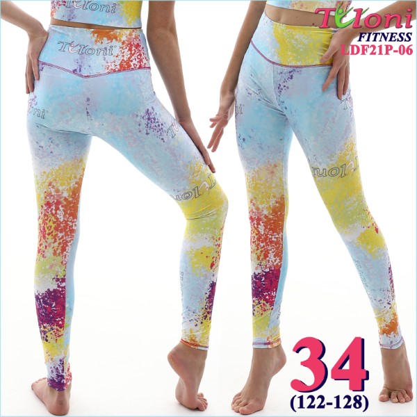 Leggings Tuloni Fitness des. Blot s. 34 col. LIBUxRxY Art. LDF21P-06-34