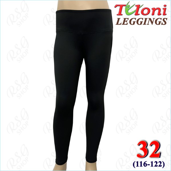 Footless Leggings Tuloni Wide Waistband s. 32 (116-122) col. Black Art. LD05P-B3