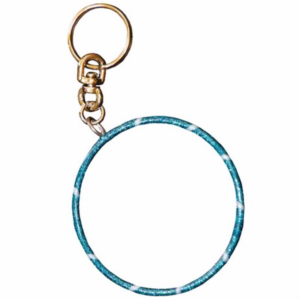 Fob for keys Pastorelli Hoop Glitter Azzurro Art. 00558