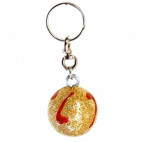 Брелок Pastorelli Ball Oro-Rosso Glitter Art. 00586