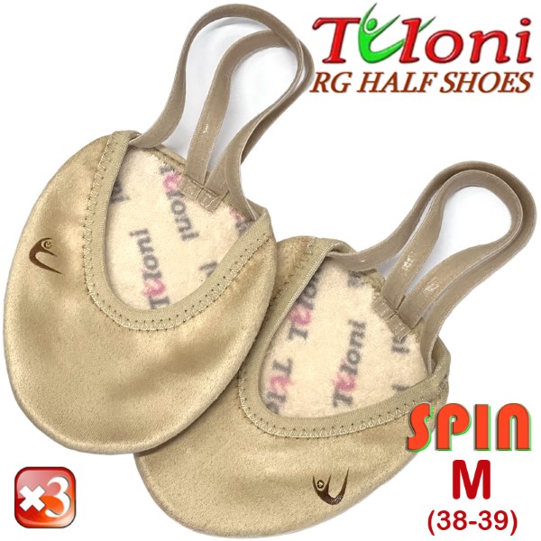 3 x Elastic half shoes Tuloni mod. SPIN size M (38-39) Art. T1226M