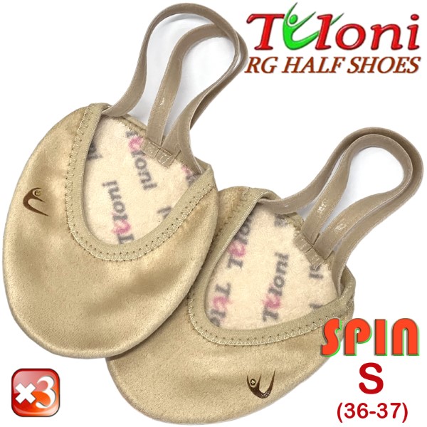 3 x Elastic half shoes Tuloni mod. SPIN size S (36-37) Art. T1226S