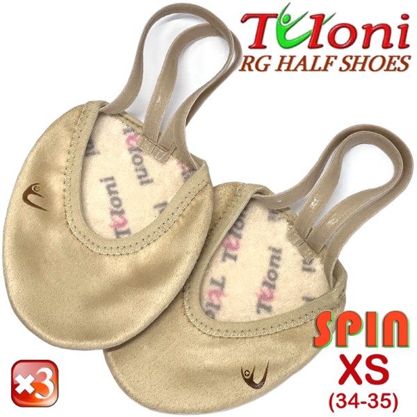 3 x Elastic half shoes Tuloni mod. SPIN size XS (34-35) Art. T1226XS