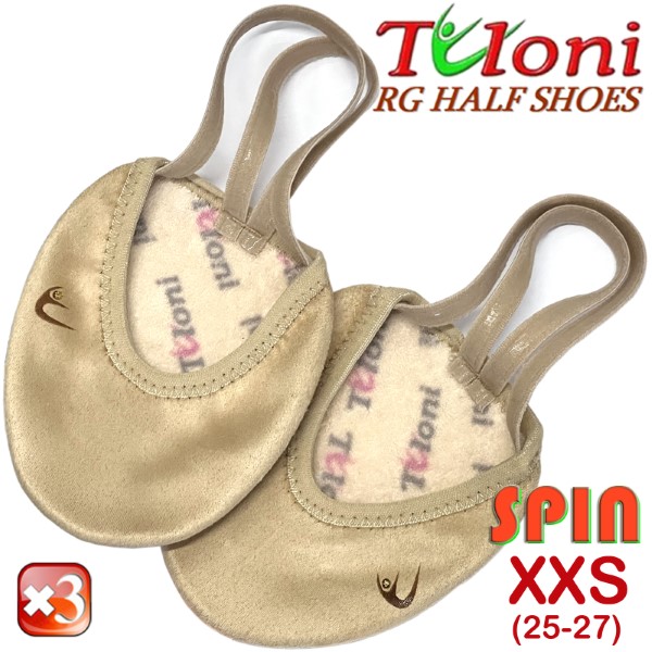 3 x Elastic half shoes Tuloni mod. SPIN size XXS (25-27) Art. T1226XXS