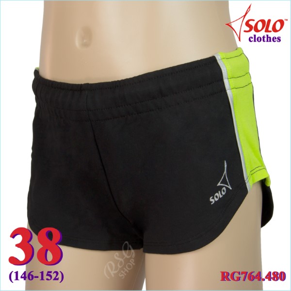 Kurzhose Solo s. 38 (146-152) col. Black-Lime RG764.480-38