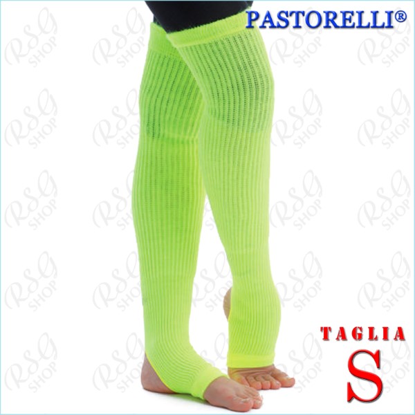Leg covers Pastorelli knited mod. STEFY S col. Neon Yellow Art. 15956