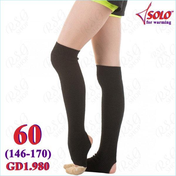 Leg covers Solo knited s. 60 cm col. Black GD1.980-60