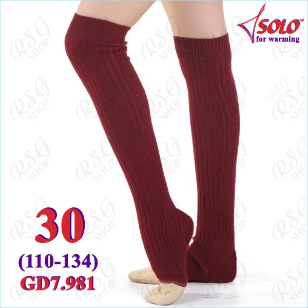 Гетры Solo knited s. 30 cm col. Wine red GD7.981-30