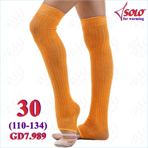 Leg covers Solo knited s. 30 cm col. Orange GD7.989-30