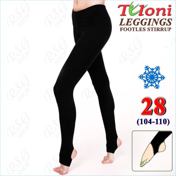 Stirrup Leggings Tuloni LP06 s. 28 (104-110) col. Black Art. LP06P-B28