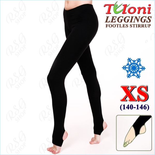 Leggings Tuloni LP06 Gr. XS (140-146) col. Black Art. LP06P-BXS