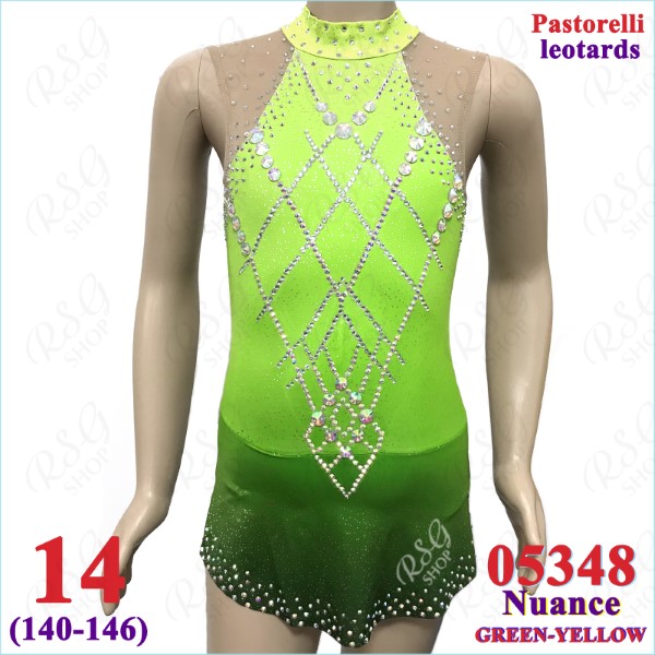 RG Leotard Pastorelli Nuance 14 (140-146) Green-Yellow Art. 05348