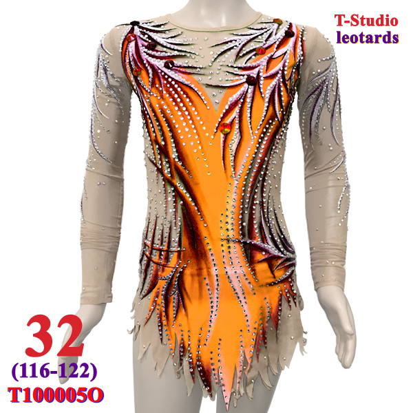 RG Leotard T-Studio s. 32 (116-122) Orange Art. T100005O-32