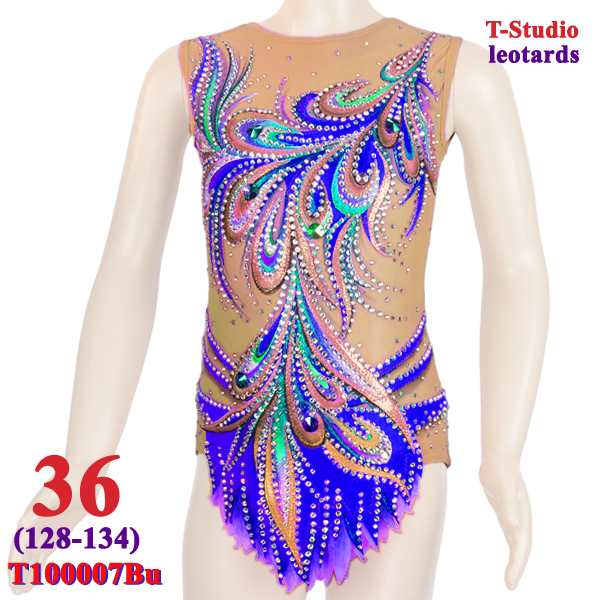 RG Leotard T-Studio s. 36 (128-134) col. Blue Art. T100007Bu-36