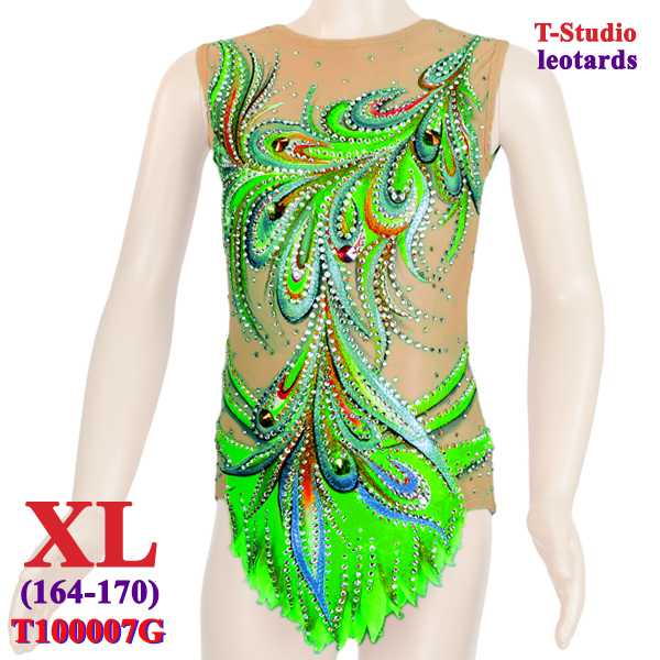 Купальник для выступлений T-Studio XL (164-170) col. Green T100007G-XL