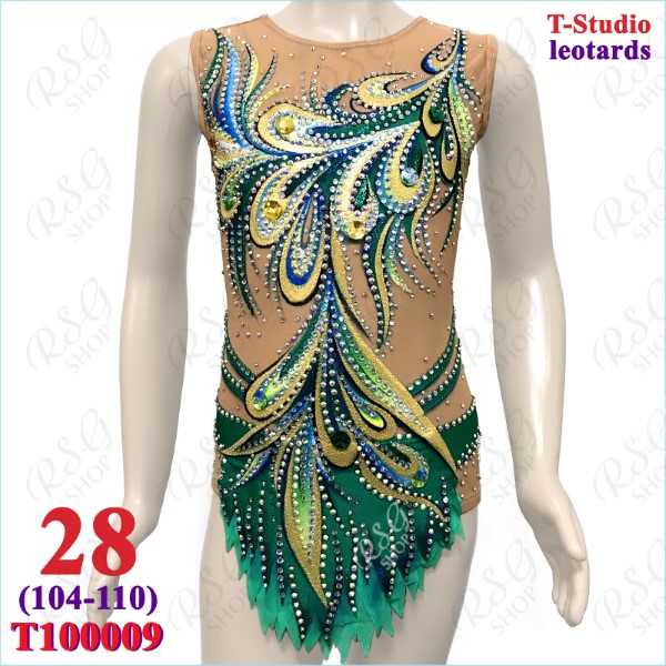 RG Leotard T-Studio s. 28 (104-110) col. Green Art. T100009-28