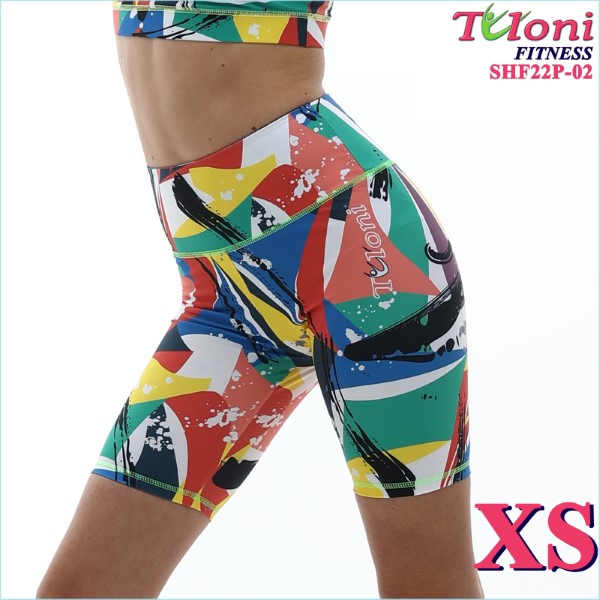 Bike Shorts Tuloni Fitness des. Versace s. XS col. GxYxR Art. SHF22P-02-XS