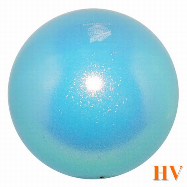 Мяч Pastorelli Glitter Celeste HV 18 cm FIG Art. 00031