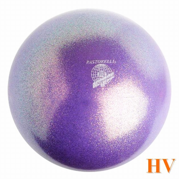 Мяч Pastorelli Glitter Lila AB HV 18 cm FIG Art. 02179