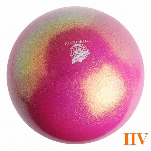 Мяч Pastorelli Glitter King-Magenta HV 18 cm FIG Art. 00037